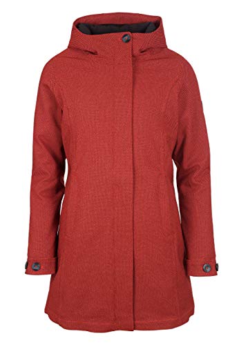 ELKLINE women's winter coat, chic and slightly tailored | warm lining and waterproof | 2019050, color: red melange, on sale
