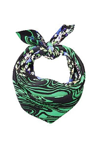 Thumbnail for Desigual Women's Fou_PSICO Flor Carre, Green, One Size im Sale