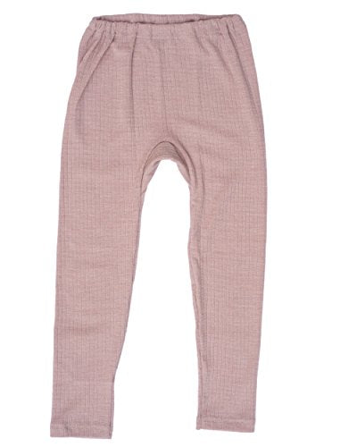 Cosilana, Kinder Leggings/Lange Unterhose, 45% KBA Baumwolle, 35% kbT Wolle, 20% Seide (116, Pink Meliert) im Sale