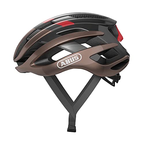 ABUS Road Bike Helmet AirBreaker - High-End Bicycle Helmet for Professional Cycling - for Youths and Adults - Helmet for Men and Women - Copper/Red, on Sale