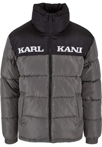 Karl Kani Retro Essential Puffer Jacket Anthracite im Sale