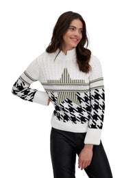 Thumbnail for MONARI Pullover Off-White Gemustert - 40 im Sale