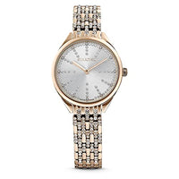 Thumbnail for Swarovski Attract watch, stainless steel ladies' watch with gold-colored case, white dial, Swarovski crystals and metal bracelet on sale