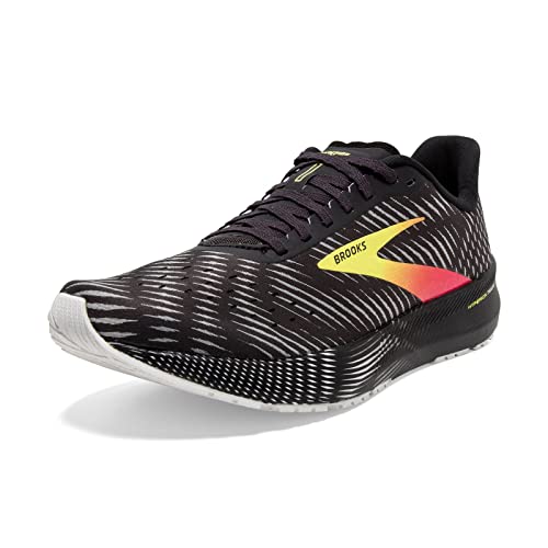 BROOKS Herren Hyperion Tempo Sneaker, Schwarz/rosa/gelb, 47.5 EU im Sale