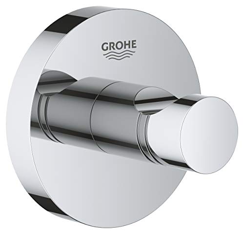 GROHE Essentials - Bademantelhaken (robuster Haken, langlebige und pflegeleichte Chromoberfläche, einfache Montage), chrom, 40364001 im Sale