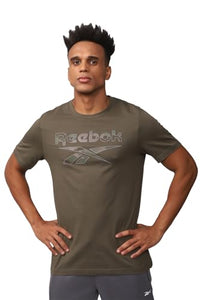 Thumbnail for Reebok Herren Identity Camo T-Shirt, Armee-grün, im Sale