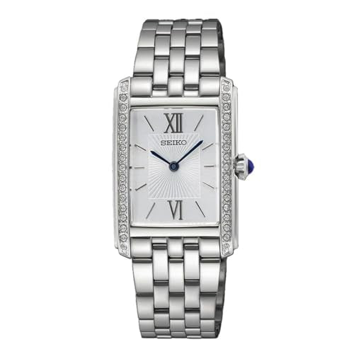 Seiko Damen Analog Quarz Uhr mit Edelstahl Armband SWR091P1 im Sale