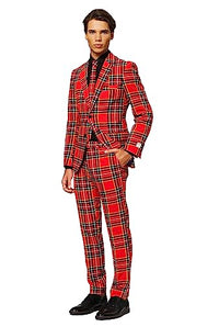 Thumbnail for OppoSuits Herren Opposuits Erkekler için Noel elbiseleri – Ceket, pantolon ve kravattan oluşur Herrenanzug, Festive Green, 52 EU im Sale
