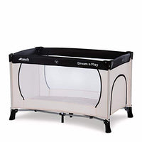 Thumbnail for hauck Kinderreisebett Dream N Play Plus mit Transporttasche und Schlupf zum Spielen, Klein Zusammenklappbar, Baby Reisebett Kleinkind ab Geburt bis 15 kg (Beige/Grey) im Sale