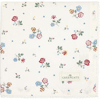 Thumbnail for GreenGate Adelena fabric napkin white 40x40cm