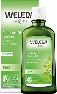 Thumbnail for WELEDA Organic Birch Anti-Cellulite Oil 200ml - Natural cosmetics skin care body oil with jojoba oil tightens and firms the skin. Massage oil with dermatologically approved effects activates skin metabolism. On sale.