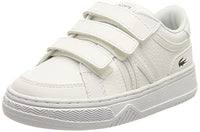 Thumbnail for Lacoste Unisex - Baby Low-Top Sneaker L001 123 4 Sui, Toddler Low Shoes, Street Shoes, Sports Shoes, Leisure Shoes, White (21G), 21 on Sale