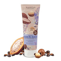 Thumbnail for Jean & Len Cream-Oil Shower Cocoa Butter Macadamia, pH-skin ideal, rich shower experience, with valuable cocoa butter extract and macadamia nut oil, vegan shower gel, without parabens & silicones, 250 ml on sale