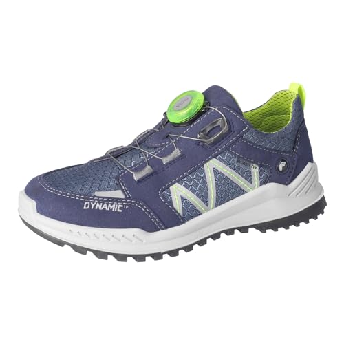 RICOSTA Boys' Low-Top Sneakers REEN, Children's Low Shoes, Loose Insole, RicostaTEX, BOA, Sports Shoes, Casual Shoes, Running Shoes, Ocean/Jeans (170), 39 EU on Sale