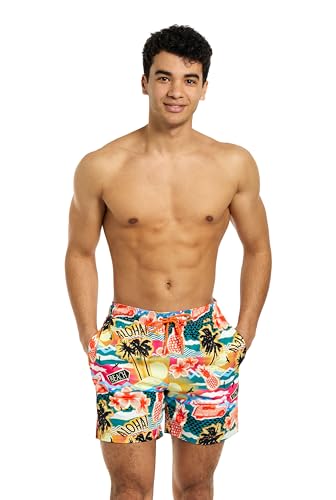 OppoSuits Pokémon™ Shorts für Männer - Offizielle Pokémon™ Strand Shorts - Lose Passform - Inklusive Kordelzug - Multicolor im Sale