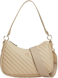 Thumbnail for Tommy Hilfiger POPPY REFORM SHOULDER BAG QU Schultertasche Damen, Beige (Beige), O im Sale