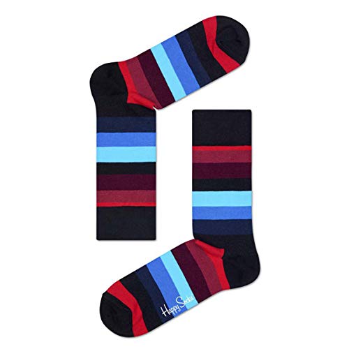 Happy Socks Herren Stripe Socken, Mehrfarbig (68), 41-46 EU