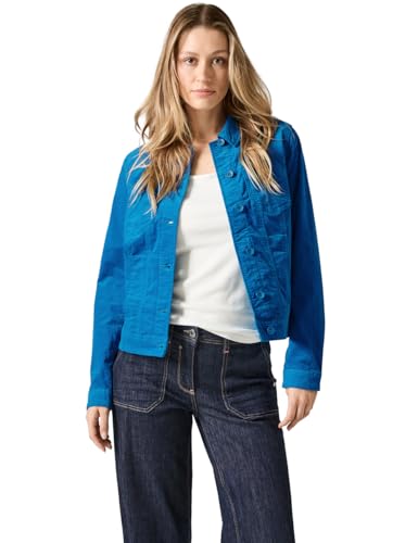 CECIL Damen B212275 Cordjacke, Dove Blue, im Sale