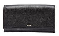 Thumbnail for Fossil Brieftasche für Frauen Logan, Leder/Polyurethan Trim Klappe Clutch schwarz 19,4 cm L x 2,5 cm B x 10,2 cm H SL7833001 im Sale