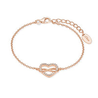 Thumbnail for s.Oliver Armband 925 Sterling Silber Damen Armschmuck, mit Zirkonia synth., 17+3 cm, Weiß, Herz, Kommt in Schmuck Geschenk Box, 2020990 im Sale