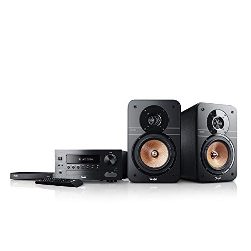 Teufel ULTIMA 20 Combo Streaming Compact HiFi Stereo System - Wi-Fi, Internet Radio, Multiroom, Bluetooth aptX, LAN, USB, Bass Reflex, Phase Plug, Wave Guide, Music Streaming - Black on Sale