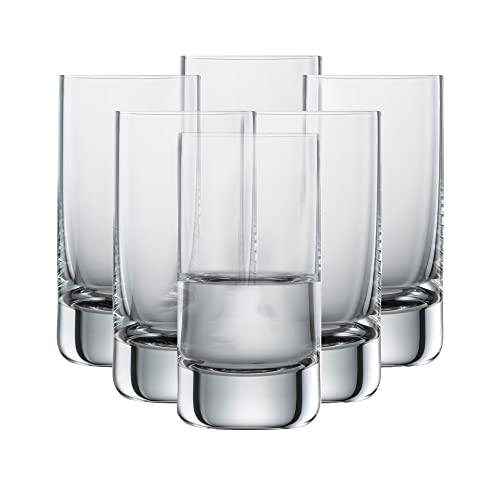 SCHOTT ZWIESEL Schnapsglas Convention (6er-Set), geradliniger Shotbecher für Schnaps, spülmaschinenfeste Tritan-Kristallgläser, Made in Germany (Art.-Nr. 175545) im Sale