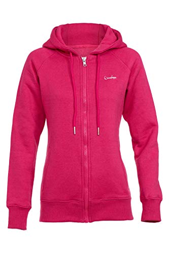 Winshape Damen Kuschelige Hoodie-Jacke J005 Kapuzenpullover, Schwarz, J005-SCHWARZ- im Sale