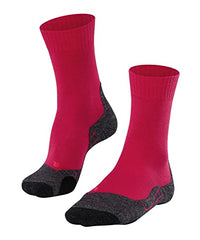 Thumbnail for FALKE Women's Hiking Socks TK2 Explore W So Wool Functional Material Anti-Blister Thick 1 Pair, Red Rose 8564, 37-38 on Sale