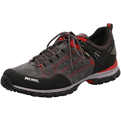 Meindl Men's Lightweight Hiking Shoe Ontario Men GTX Trekking &amp; Walking Shoes, Red Anthracite, 43.5 EU on Sale