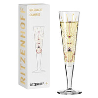Thumbnail for RITZENHOFF 1071025 Champagnerglas 200 ml - Serie Goldnacht Nr. 25 - Edles Designerstück mit Echt-Gold - Made in Germany im Sale
