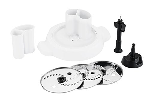 Krups XF551D Prep und Cook Shred & Slice Schnitzelwerk |3 Wechsel-Scheiben | 5 Schneidefunktionen | Metallic im Sale
