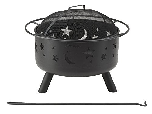 Landmann Fire Bowl Cube 44cm x 44cm black | Square fire basket made of powder-coated steel | Fire pit with 4 stable legs on sale