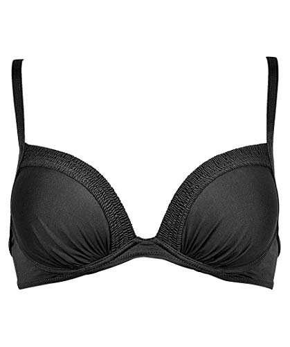 Watercult Damen Bikinioberteil Solid, Schwarz (Black 006), 38D im Sale