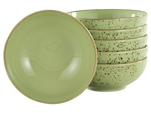 CreaTable 16,5 cm, Green, 22054, Serie Nature Collection, 6-teiliges Geschirrset, Mehrzweckschale aus Steinzeug, spülmaschinen-und mikrowellengeeignet, Qualitätsproduktion im Sale
