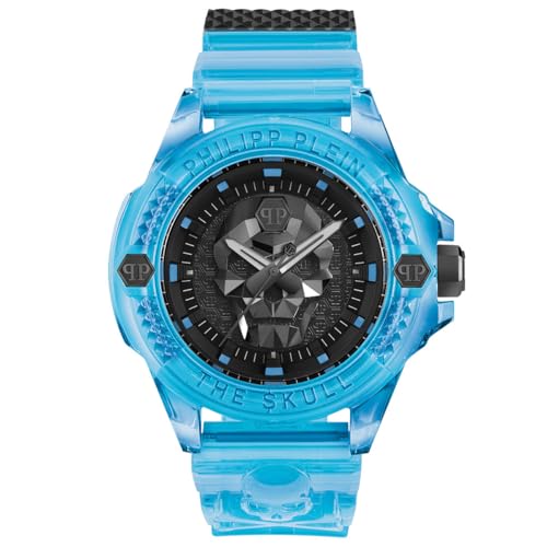 Philipp Plein Men's Watch Analog Quartz $Kull Scuba DUBA Edition PWWAA0724 Silicone on Sale