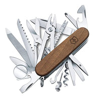 Thumbnail for VICTORINOX Taschenmesser Swiss Champ Wood, Holz, 29 Funktionen, Swiss Made, Multitool inkl. Holzsäge, Schere, Braun im Sale