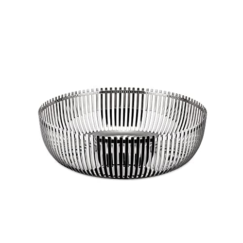 Alessi PCH02/23 - Design Perforierter Küchenkorb, 18/10 Glänzender Edelstahl, 23 cm, Silber im Sale