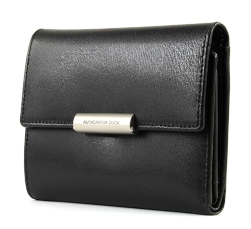 Mandarina Duck Damen Hera 3.0 P10RAP11 Geldbörsen, schwarz, 13,5x9x3 (L x H x W) im Sale