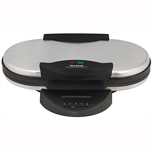 Tefal Heart Waffle Iron WM310D Waffle Maker | For heart-shaped waffles | Continuously adjustable temperature control for desired browning | Non-stick coated plates | Batter collection container | Black | 1000 W on sale