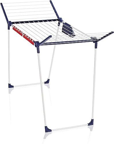 Leifheit Standtrockner Pegasus 180 Solid Plus mit stabilem Stand, Wäscheständer für Lange Wäsche, Flügelwäschetrockner für platzsparende Aufbewahrung im Sale