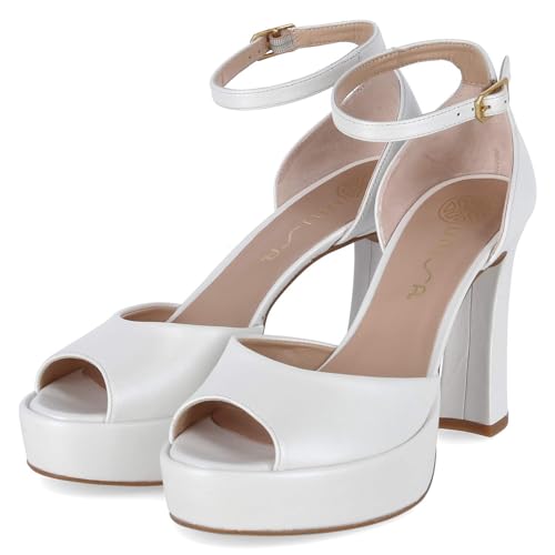 Unisa Damen Brautschuhe VEJER Weiß Glattleder 38 im Sale