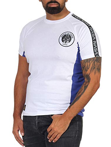 Alpha Industries Herren Space Camp T, White, im Sale