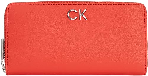 Calvin Klein Re-Lock Z/A Wallet Aurora Red on sale