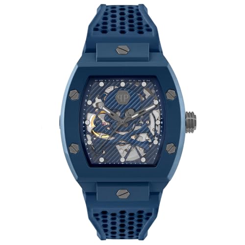 Philipp Plein Herren Uhr Automatik The Skeleton ECOCERAMIC PWVBA0323 Silikon im Sale