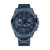 Thumbnail for Tommy Hilfiger Analoge Multifunktionale Quarz-Uhr für Herren 48 mm - Blaues Edelstahlarmband, Halbmatt Blaues Zifferblatt, Unterzifferblätter für Tag und Datum, Wasserdicht bis 5ATM - 1791560 im Sale