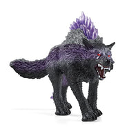 Thumbnail for schleich ELDRADOR CREATURES 42554 Schattenwolf - Realistische Mythische Monster Actionfigur mit Lila Fell und Durchsichtigen Rückenkristallen, Eldrador Figuren ab 7 Jahren im Sale