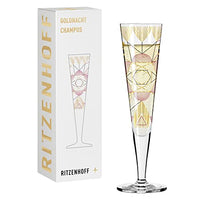 Thumbnail for RITZENHOFF 1071026 Champagnerglas 200 ml - Serie Goldnacht Nr. 26 - Edles Designerstück mit Echt-Gold - Made in Germany im Sale