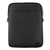 Thumbnail for Lacoste Herren Umhängetasche Flat Crossover Bag,Lederimitat (100% PVC), Handtasche Schultertasche,SCHWARZ (000),Einheitsgröße (One Size) im Sale