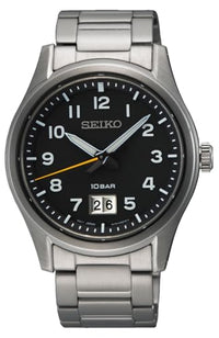 Thumbnail for Seiko Herren Analog Quarz Uhr mit Edelstahl Armband SUR569P1 im Sale