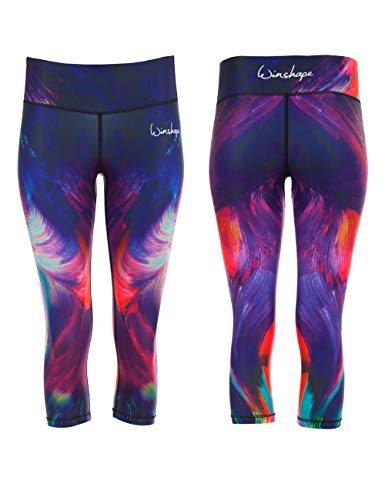 Winshape Damen Functional Colour Explosion Power Shape ¾-Tights Leggings AEL202 mit Anti-Rutsch-Effekt, Slim Style Fitness Freizeit Sport Yoga Workout, Mehrfarbig, AEL202-COLOUR-EXPLOSION- im Sale